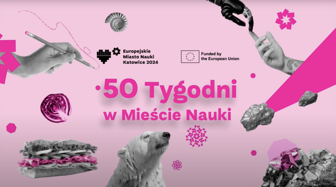 slogan z wykładu 50 Tygodni w mieście Nauki